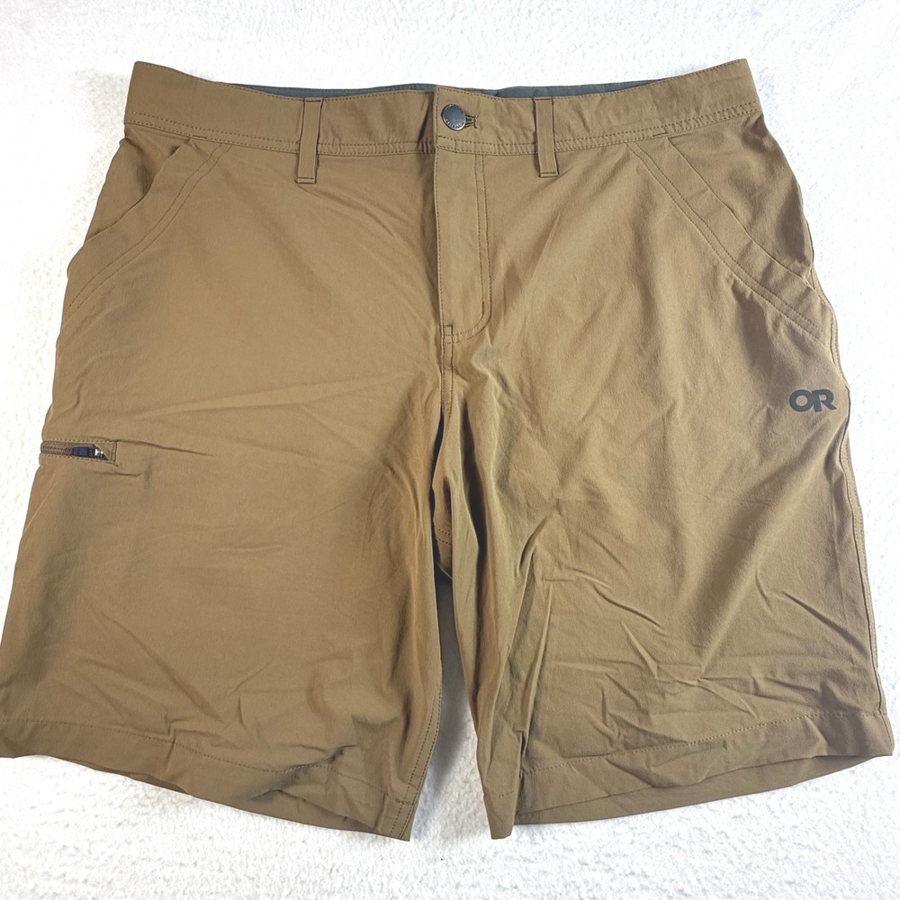 Outdoor Research Ferrosi Shorts Mens 36x9 Technical Stretch Hiking Brown